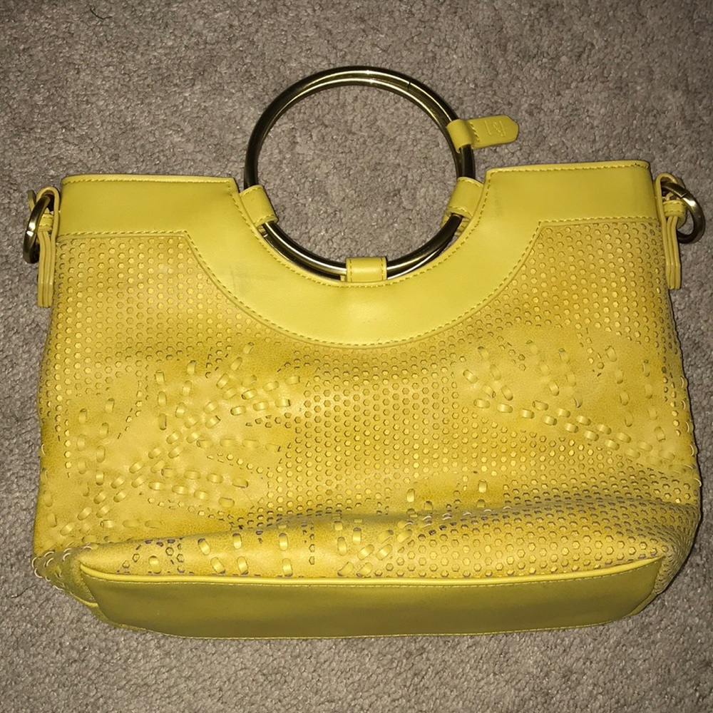 Yellow Elle Jae Gypset PALM HIGHWAY RING SATCHEL
